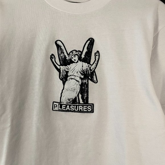 Pleasures Fetish T-shirt white / black mens size small - Picture 3 of 7